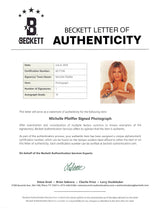 Michelle Pfeiffer Dangerous Minds Signed 8x10 Photo Auto Graded 10! BAS #AE17546