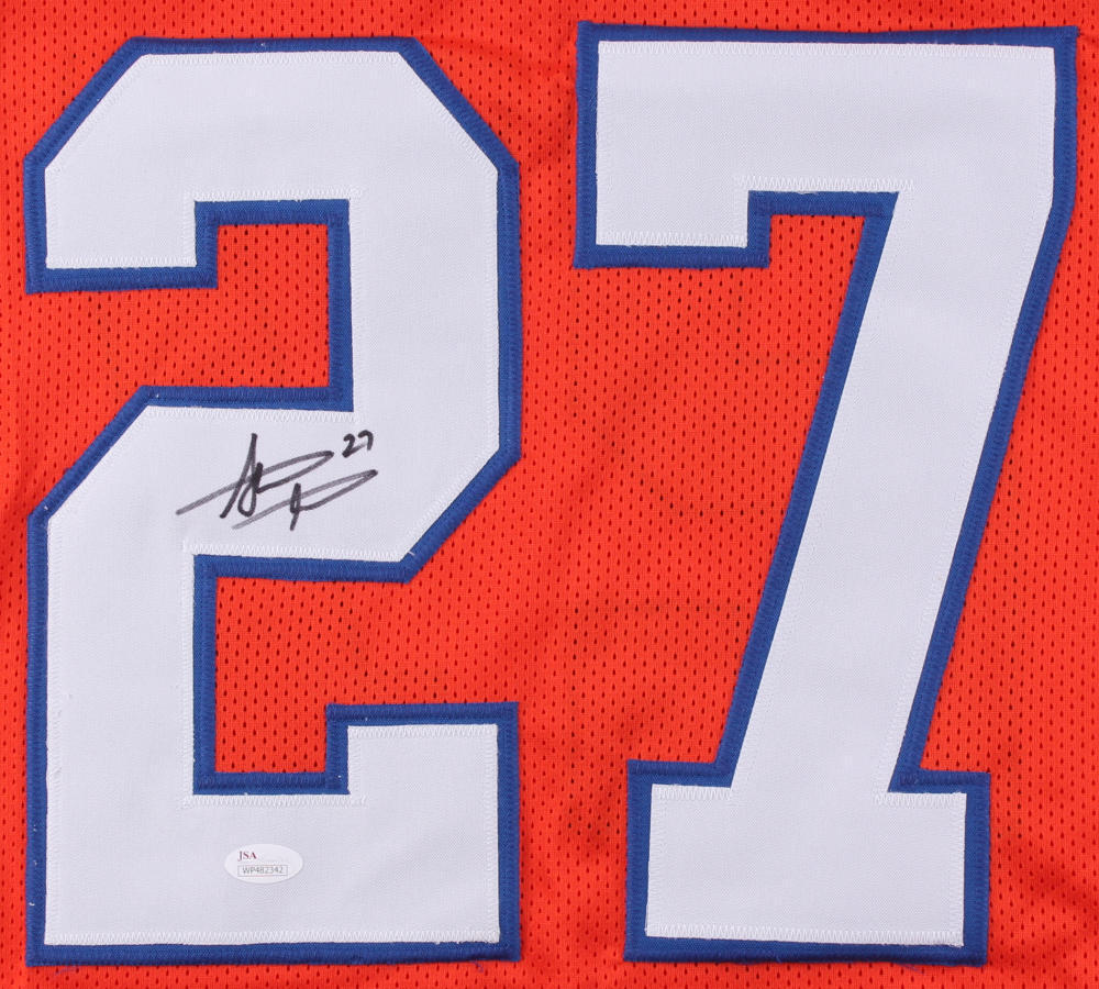 Steve Atwater Autographed Orange Pro Style Jersey- JSA Witnessed Auth *2