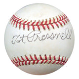 Tot Pressnell Autographed Official MLB Baseball Brooklyn Dodgers, Chicago Cubs PSA/DNA #S52703