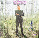 Jim Nabors The Lords Prayer Signed Album Cover W/ Vinyl PSA/DNA #V16060