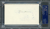 Tim Brown Autographed 3x5 Index Card Oakland Raiders "Best Wishes" PSA/DNA #83721314