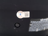 Mac Jones Autographed New England Patriots Eclipse Black Full Size Authentic Speed Helmet Beckett BAS Witness Stock #206517