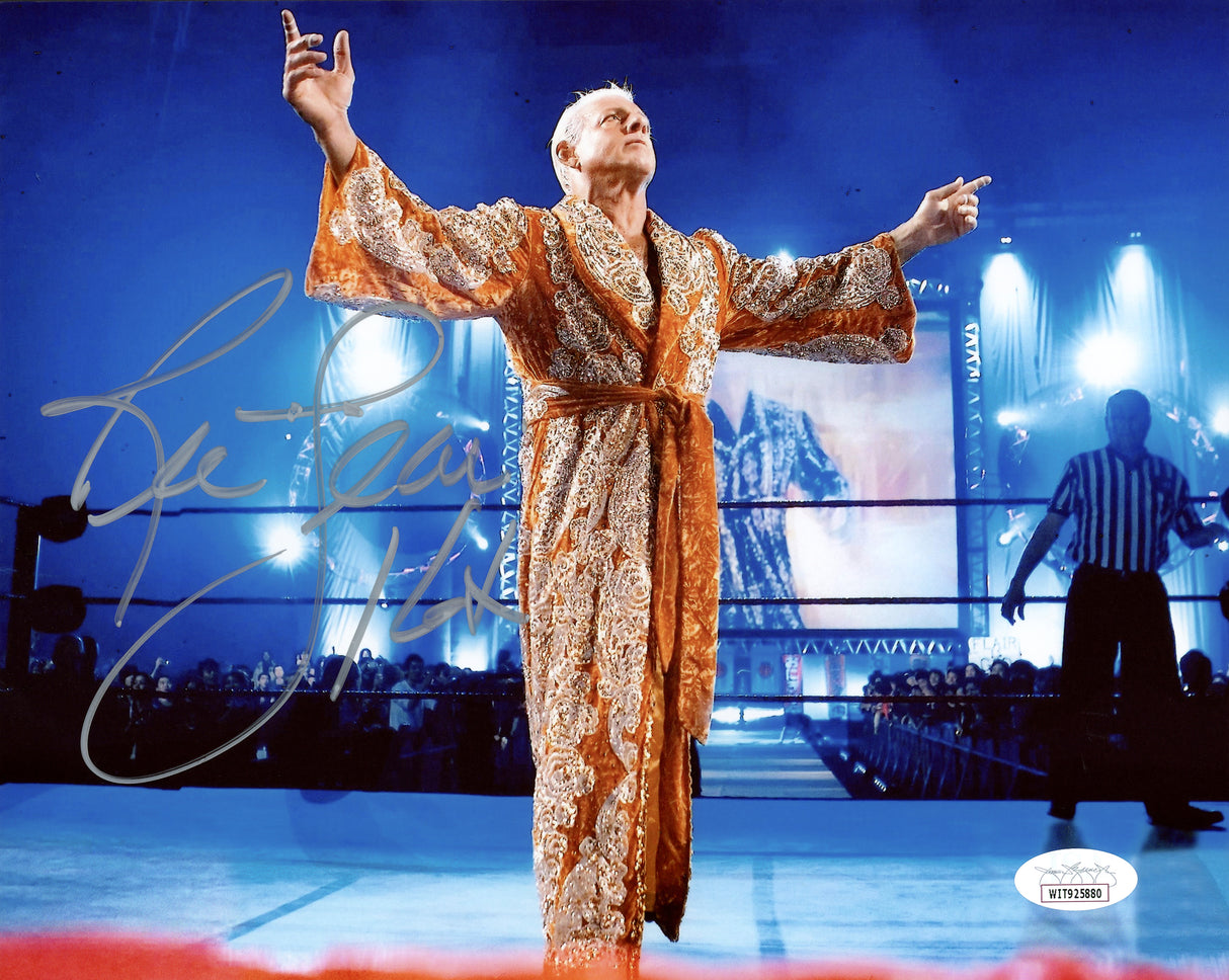 Ric Flair Autographed Framed 8x10 Photo "16x" JSA Stock #206935