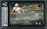 Justin Herbert Autographed 2020 Panini Select Rookie Card #SCR-4 Los Angeles Chargers Beckett BAS #14231499