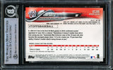 Juan Soto Autographed 2018 Topps Update Rookie Card #US300 New York Yankees Beckett BAS Stock #206611