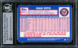 Juan Soto Autographed 2019 Topps Chrome Refractor 1984 Rookie Card #84TC-2 New York Yankees Beckett BAS #14231625