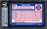 Juan Soto Autographed 2019 Topps Chrome Refractor 1984 Rookie Card #84TC-2 New York Yankees Beckett BAS #14231627