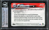 Juan Soto Autographed 2018 Topps Chrome Update Rookie Card #HMT98 New York Yankees Beckett BAS #14231634