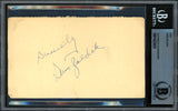 Sam Zoldak Autographed 3.25"x5.25" Government Postcard Cleveland Indians "Sincerely" Beckett BAS #14232635