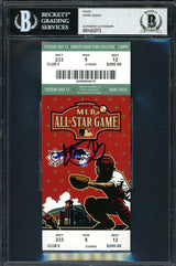 Ichiro Suzuki Autographed 2004 All Star Game Ticket 2004 All Star Game Ticket Seattle Mariners Beckett BAS #14232772