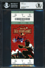 Ichiro Suzuki Autographed 2004 All Star Game Ticket 2004 All Star Game Ticket Seattle Mariners Beckett BAS #14232771
