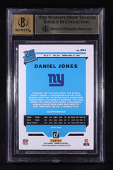 Daniel Jones Signed 2019 Donruss #304 RR RC (BAS 9.5 | Auto 10)