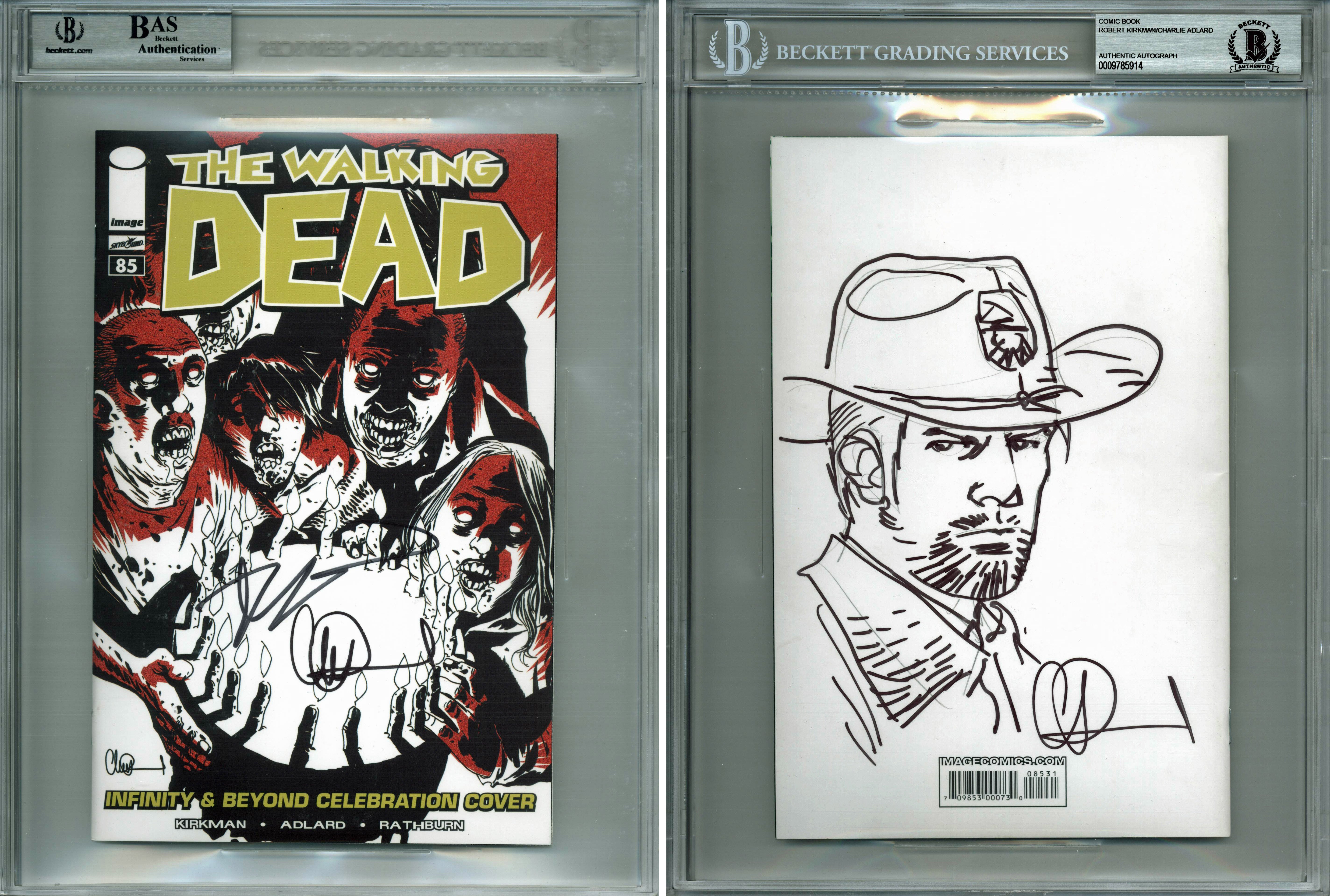 Robert Kirkman & Charlie Adlard(2) Signed The Walking Dead #85