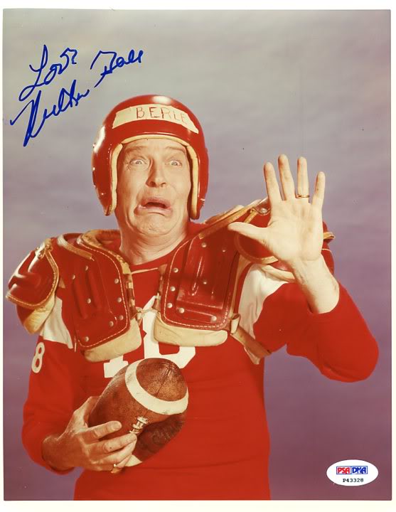 Milton Berle Broadway Danny Rose Signed Authentic 8X10 Photo PSA/DNA #P43328