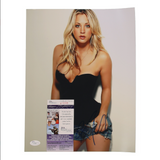 Kaley Cuoco Signed 11x14 Photo - JSA