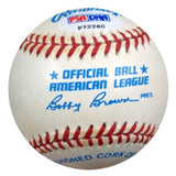 J.W. Porter Autographed Official AL Baseball Detroit Tigers, Cleveland Indians PSA/DNA #P72260