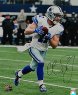 Cole Beasley Autographed Cowboys 16x20 On Field w/ Ball PF Photo- JSA W Auth *Bl
