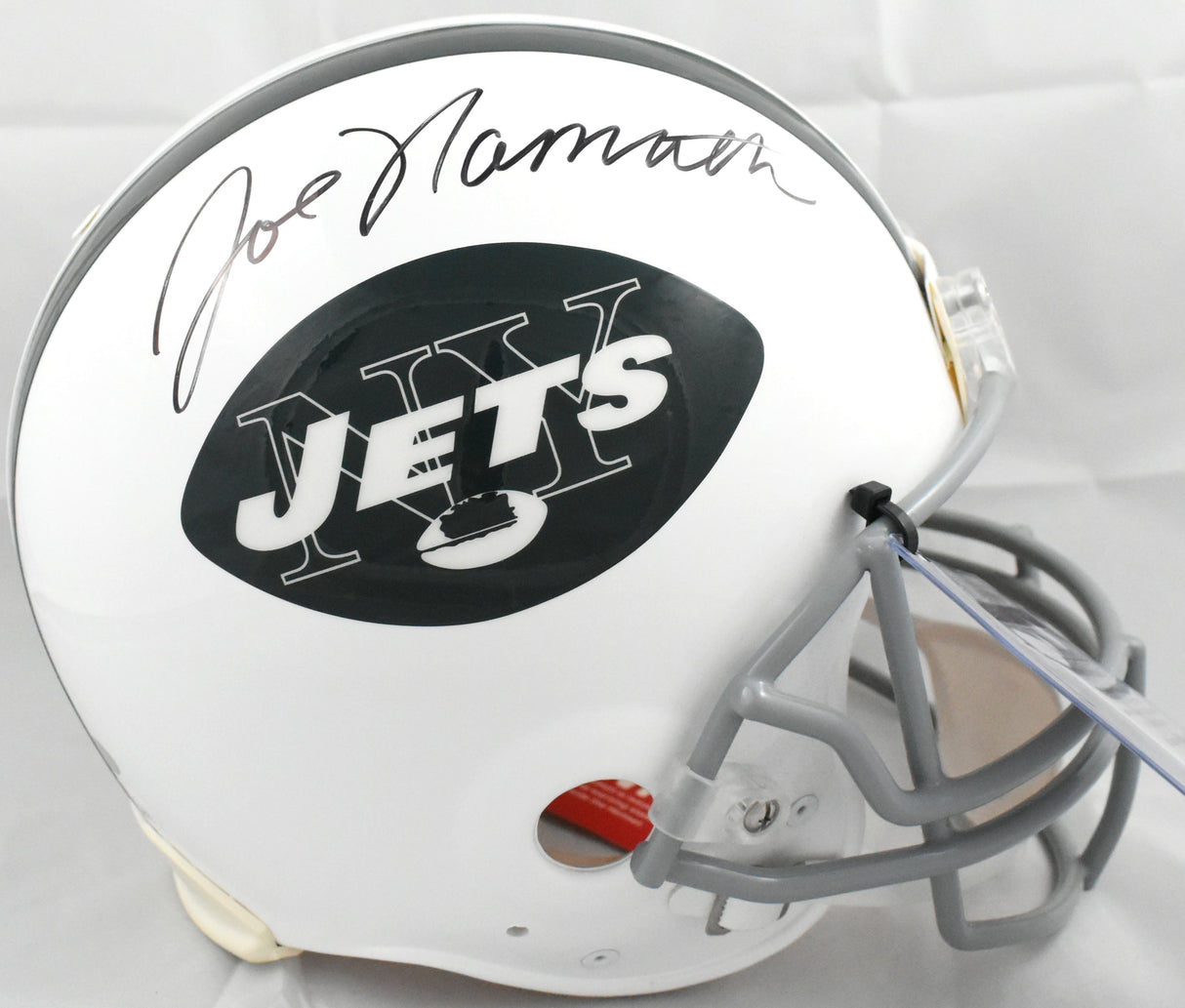 Joe Namath Autographed New York Jets F/S Authentic Helmet - JSA W