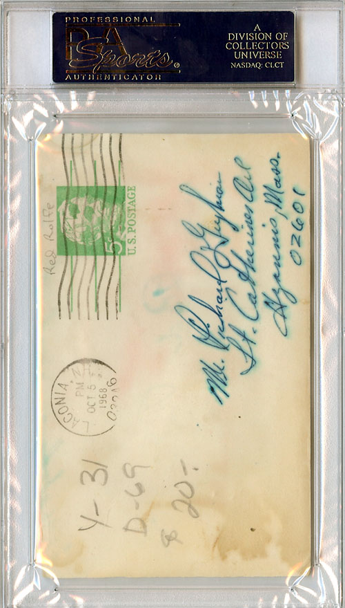 Red Rolfe Autographed 3x5 Index Card New York Yankees PSA/DNA #83408357