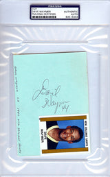 Dave Waymer Autographed 4x6 Index Card New Orleans Saints PSA/DNA #83513354