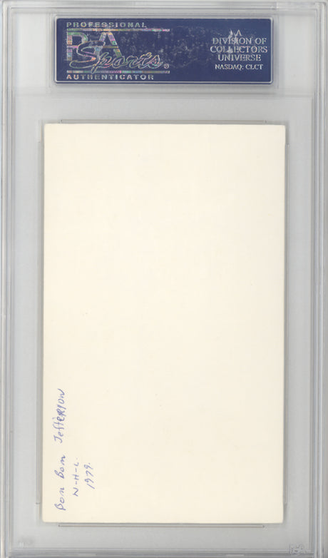 Bernie "Boom Boom" Geoffrion Autographed 3x5 Index Card Montreal Canadiens, New York Rangers PSA/DNA #83811677