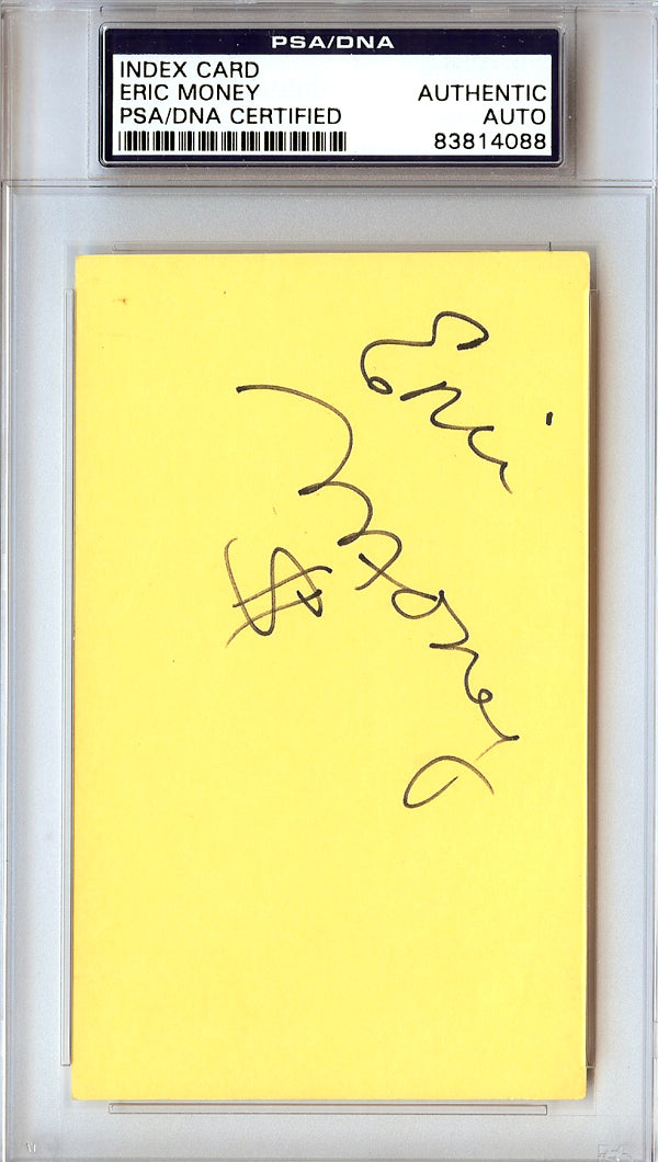 Eric Money Autographed 3x5 Index Card Detroit Pistons, Philadelphia 76ers PSA/DNA #83814088