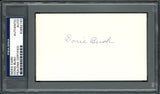 Joseph "Donie" Bush Autographed 3x5 Index Card Detroit Tigers, Pittsburgh Pirates PSA/DNA #83862140