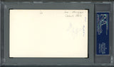 Joe Morgan Autographed 3x5 Index Card Cincinnati Reds PSA/DNA #83862226