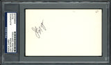 Joe Morgan Autographed 3x5 Index Card Cincinnati Reds PSA/DNA #83862226