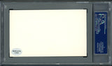 Chester Chet "Lefty" Covington Autographed 3x5 Index Card Philadelphia Phillies PSA/DNA #83862802