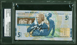 Jack Nicklaus Signed 2005 Royal Bank Of Scotland 5 Banknote PSA/DNA Slabbed