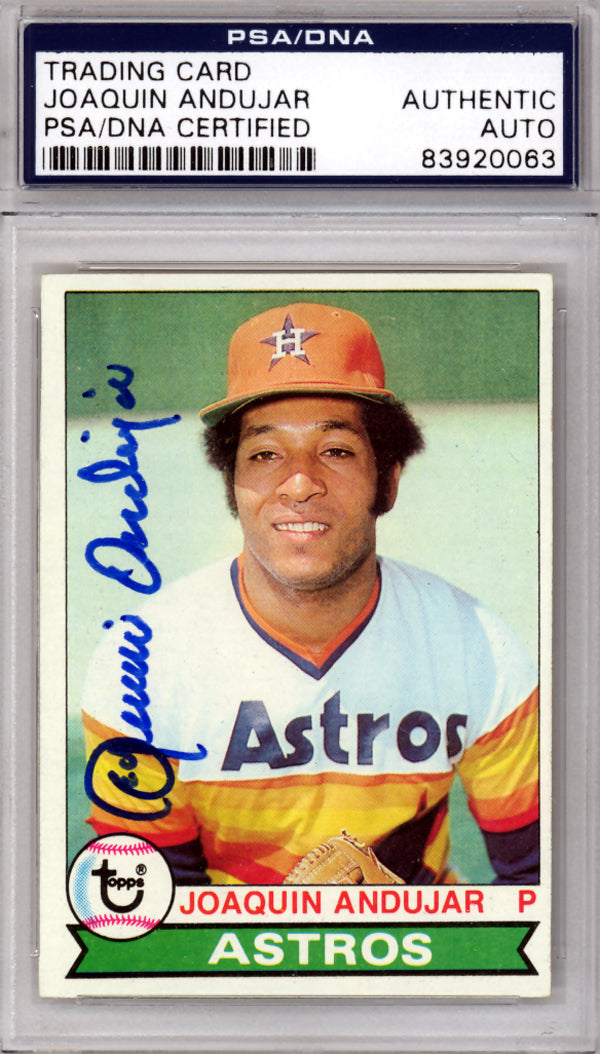 Joaquin Andujar Autographed 1979 Topps Card #471 Houston Astros PSA/DNA #83920063
