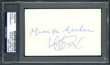 Ichiro Suzuki & George Sisler Autographed 3x5 Index Card PSA/DNA #84064891