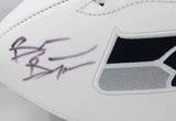 Brian Bosworth Autographed Seattle Seahawks Logo Football- Beckett Auth