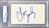 Chris Farley Tommy Boy Authentic Signed 3x5 Index Card PSA/DNA Slabbed