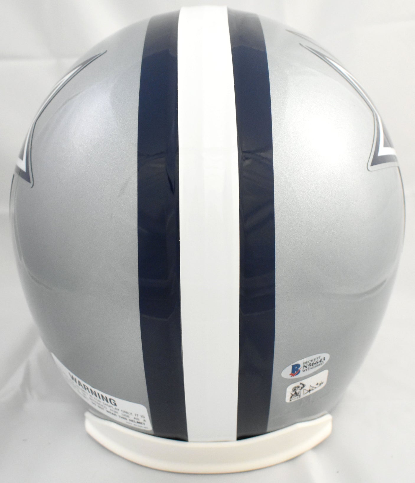 Dak Prescott Autographed Dallas Cowboys F/S Helmet - Beckett W