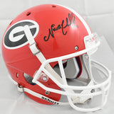 Nick Chubb Autographed Georgia Bulldogs F/S Schutt Helmet - JSA W