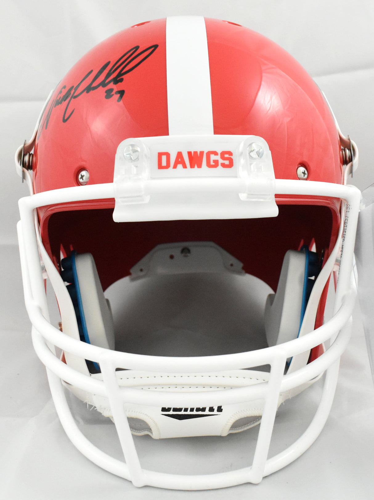 Nick Chubb Autographed Georgia Bulldogs F/S Schutt Helmet - JSA W
