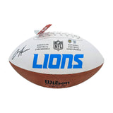Aidan Hutchinson Signed Detroit Lions Wilson Logo Football - Beckett