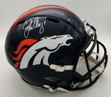 John Elway Signed Full Size Replica Denver Broncos Speed Helmet (BAS)