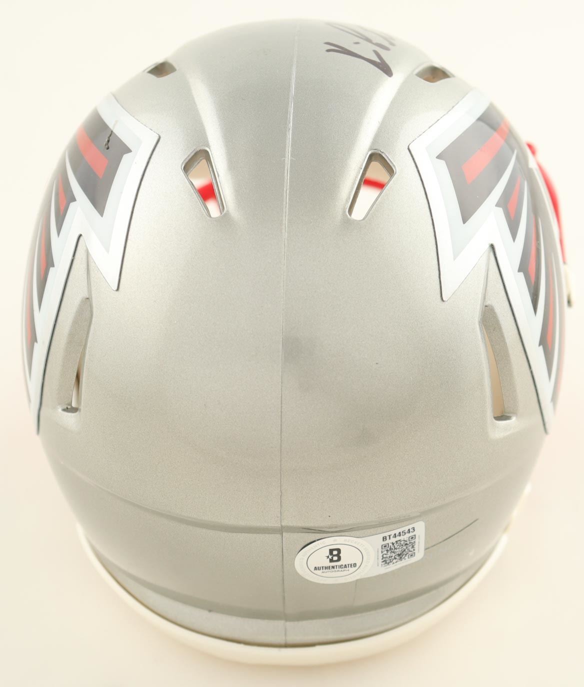 Kyle Pitts Autographed Atlanta Falcons Flash Alternative Mini Helmet