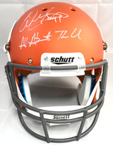 Warren Sapp Autographed Miami F/S Schutt Helmet All About the U - JSA W *White