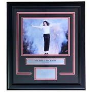 Michael Jackson Framed 8x10 Concert Photo w/ Laser Engraved Signature - Sports Integrity