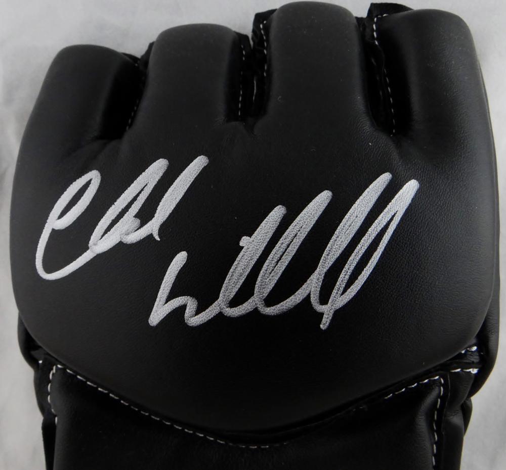 Chuck Liddell Autographed Century MMA Left Glove- Beckett Auth *Silver