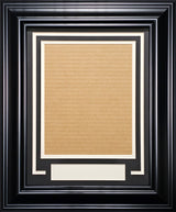 Black Vertical 8x10 Photo Framing Kit With Nameplate Stock #214106