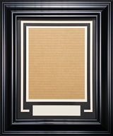 Black Vertical 8x10 Photo Framing Kit With Nameplate Stock #214106