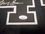 San Antonio Spurs George Gervin Autographed Black Jersey JSA Stock #197002