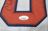 Team USA Clyde Drexler Autographed White Jersey JSA Stock #197003