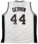 San Antonio Spurs George Gervin Autographed White Jersey JSA Stock #197001