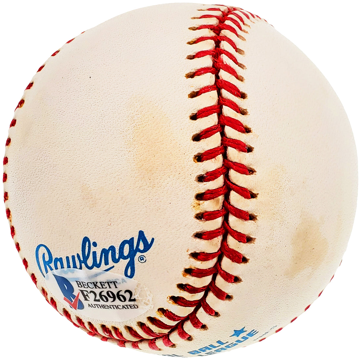 Tommy Henrich Autographed Official AL Baseball New York Yankees Beckett BAS #F26962